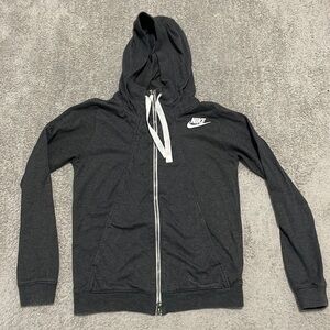 VGC Nike Full Zip Hoody - Grey - Size Small